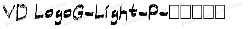 VD LogoG-Light-P字体转换
